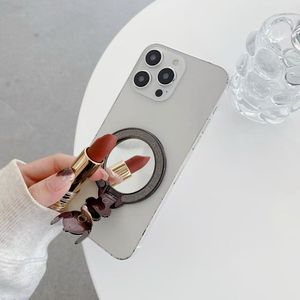 Cartoon Mirror Phone <b>Stand</b> Adhesive Foldable Universal Ring Holder For <b>Desktop</b> Home Office Use - Product Image 4