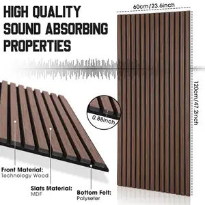 Mdf Acoustic Wall Panel Moveable Office Partitioning Akustik Panel Sound Absorbing 3d Acoustic Wood Slat Wall Panel Soundproof