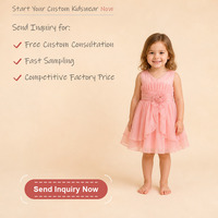 Robe en tulle sans manches pour filles, coupe trapèze, 2-5 ans, polyester et coton, personnalisation OEM, certification de marque privée disponible, robe pour fille