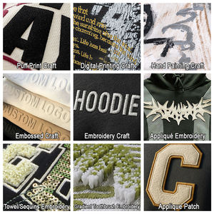 เสื้อมีฮู้ดโอเวอร์ไซส์ซักได้สำหรับผู้ชายเสื้อมีฮู้ดพิมพ์ลายพัฟกราฟิกเสื้อผ้าแนวสตรีทแวร์ผ้าฝ้ายวินเทจที่ออกแบบได้ตามต้องการ - Product Image 6