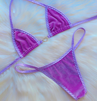 Fabrication Oem Vente en gros Personnalisation de haute qualité Designer de luxe pour femmes String de taille haute Micro Cover up Bikini