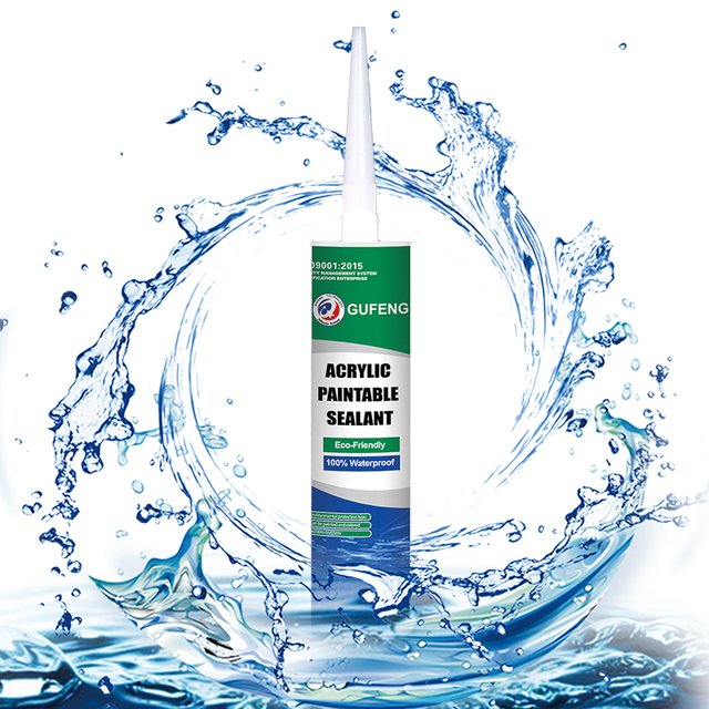Eco-Friendly Paintable Water-Based Gap Filler Adhesive Acrylic Sealant for Window & Door Frame Sealing