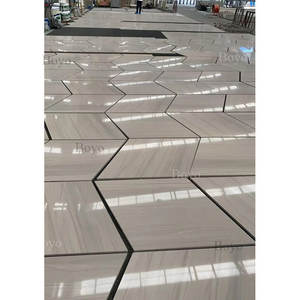 Carreaux de façade extérieure couleur claire, marbre gris sablé, carreaux muraux extérieurs, carreaux de marbre gris bois de Norvège - Product Image 2