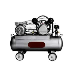 Compressor de ar elétrico industrial de pistão com correia de acionamento a óleo de venda quente 10bar