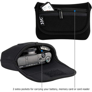 Tùy Chỉnh Durable Neoprene Nhỏ Gọn Máy Ảnh Kỹ Thuật Số Trường Hợp Du Lịch Pouch Thẻ Túi Đồng Xu - Product Image 5