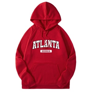 Sudadera con capucha y cremallera para hombre, bordada, de manga larga, estilo oversize, para otoño - Product Image 1