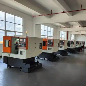 Precio barato, máquina de torno CNC automática hecha en China, herramienta de torneado, Torno CNC de alta precisión, torno CNC de Metal de cama inclinada