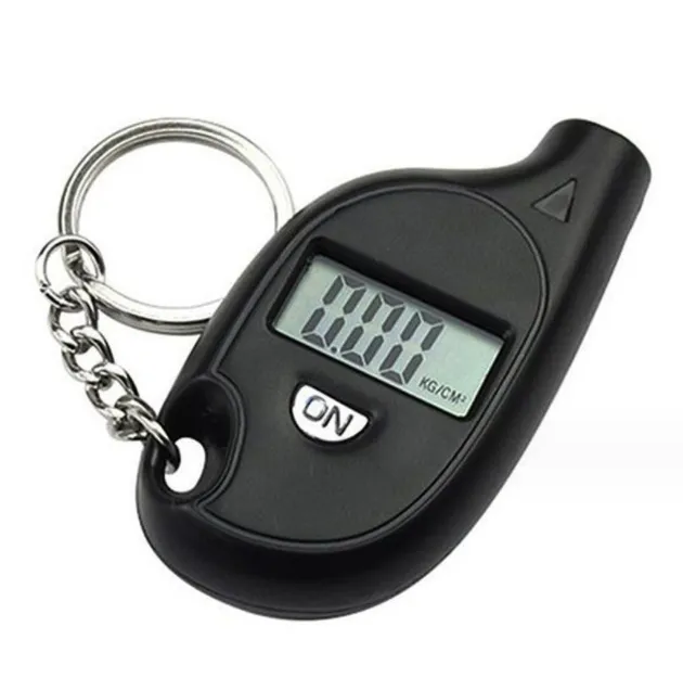 tire pressure gauge for measuring tire pressure Key chain tire pressure counter display mini