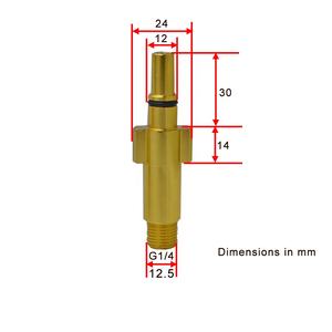 Lanza de espuma de nieve para arandela a presión, boquilla de cañón de espuma con botella semitransparente de 1L, punta de 1,25mm y adaptador de SH AR - Product Image 2