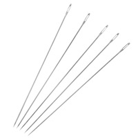 Aiguilles à tricoter en acier inoxydable à petit œil Aiguilles à coudre à la main pour la réparation de couture
