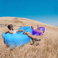 Canapé gonflable portable de conception unique pour l'extérieur, idéal pour le camping, les pique-niques et les festivals de musique