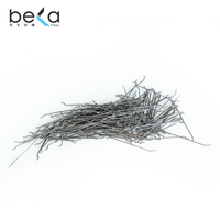 Venta directa de fábrica monofilamento extremo gancho tipo fibra de acero para hormigón refuerzo antigrietas extremo gancho tipo fibra de acero