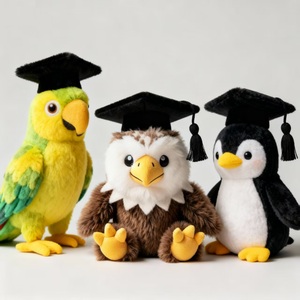 <span class=keywords><strong>Peluche</strong></span> Personalizzati per la Stagione di Laurea Super Morbidi con Uccelli Volanti, Gatti Soffici, Gufi e Fenicotteri - 30CM Unisex - Product Image 4