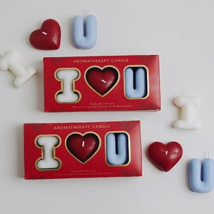 Geurstokjes met gepersonaliseerd logo, handgemaakte Valentijnsdag- en bruiloftskaarsen cadeauset, romantische huisdecoratie, partyfavor, aromatherapie geurkaarsen - Product Image 1