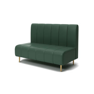 ที่นั่งบูธเชิงพาณิชย์สุดหรูพร้อมโต๊ะและเก้าอี้เข้าชุดสำหรับร้านกาแฟและร้านอาหาร - Product Image 6