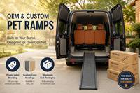 Rampe pliable portable pour animaux de compagnie, surface antidérapante, échelle pour chien détachable pour coffre de voiture, SUV, fourgonnette, porte arrière, marchepied de voyage pour chien âgé