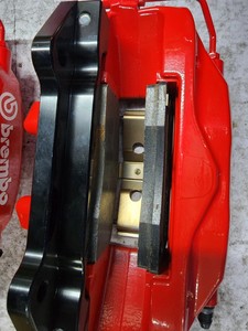 ใช้ได้กับ Mercedes W205 C Class <span class=keywords><strong>Brembo</strong></span> <span class=keywords><strong>F50</strong></span> คาลิปเปอร์เบรก 4 ลูกสูบ รุ่น OE A0114219698 2054230481 ปี 2014-2021 - Product Image 4