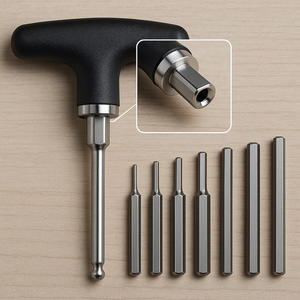 Nhà Máy Giá thép không gỉ cách điện t Loại Hexagon Wrench <span class=keywords><strong>Set</strong></span> t-loại bóng Đầu cờ lê Hex Allan <span class=keywords><strong>Key</strong></span> - Product Image 4