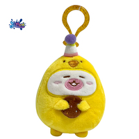 3 pouces Creative Super Soft Plushie Toy Porte-clés Personnalisé Enfant Peluche Poupée Petit Noël Mini Peluche Licorne