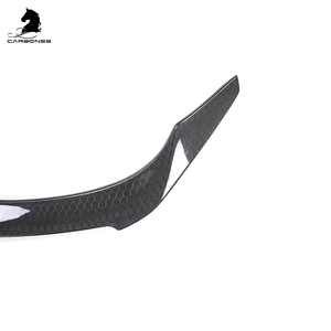 Aileron en nid d'abeille en carbone type V aile de pare-chocs arrière en carbone aileron de coffre arrière de voiture pour <span class=keywords><strong>Toyota</strong></span> Supra A90 Mk5 2019 + - Product Image 5