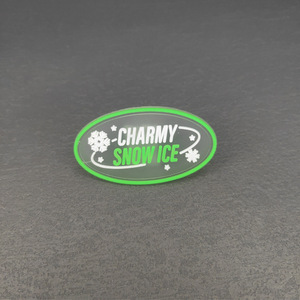 Custom Brand Logo Soft 3D Embossed Eco-friendly Iron-On Flower Shape PVC Silicone <strong>Patches</strong> for Hats &amp; Clothing - Product Image 4