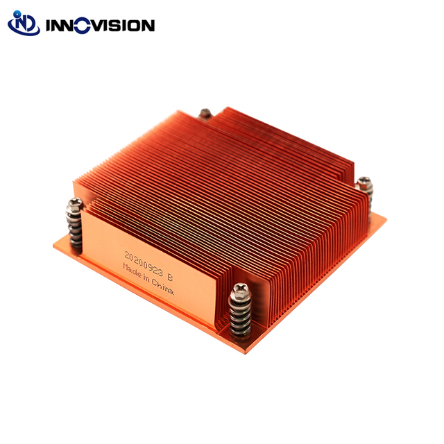 Factory Sale LGA1155 LGA1156 1U Cooper Passive Heatsink K129 1U CPU Cooler TDP205W