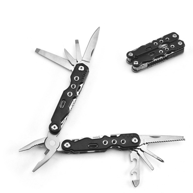 13 in 1 Aluminium Multitool Pliers Pocket Multi Tool With Pouch for Camping