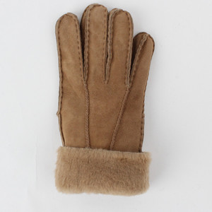 Gants et Mitaines Chauds en Cuir <span class=keywords><strong>de</strong></span> Mouton et <span class=keywords><strong>Fourrure</strong></span> pour Femmes, Classiques, Personnalisables, Vente Chaude, Hiver, Livraison Gratuite - Product Image 2