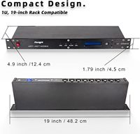 Pknight CR061S 8 ports ArtNet4 vers DMX512, nœud 4096 canaux, 19 pouces, montage en rack 1U, IP65, contrôle d'éclairage de scène