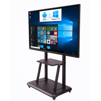Tableau blanc interactif intelligent, écran LCD, écran tactile, panneau d'affichage numérique, tableau intelligent pour l'enseignement en classe et l'éducation