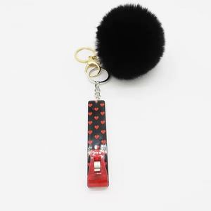 Llavero de Plástico Personalizado con Diseño de Tarjeta de Crédito para Uñas Largas - Product Image 5