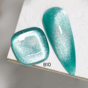 18 couleurs de vernis à ongles en gel réfléchissant Galaxy Cat Eye Set de vernis à ongles UV Style français en résine sans HEMA - Product Image 3
