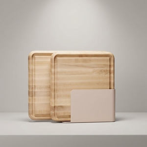 Ensemble <span class=keywords><strong>de</strong></span> 3 planches à découper en érable, comprenant une planche à découper rectangulaire <span class=keywords><strong>de</strong></span> 17 pouces et une planche à découper carrée <span class=keywords><strong>de</strong></span> 12 pouces - Product Image 6