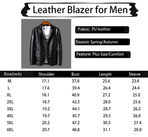 <span class=keywords><strong>Giacca</strong></span> da <span class=keywords><strong>uomo</strong></span> in <span class=keywords><strong>pelle</strong></span> sintetica Casual con bottone singolo <span class=keywords><strong>giacca</strong></span> adatta a giacche con risvolto per <span class=keywords><strong>uomo</strong></span> elegante <span class=keywords><strong>giacca</strong></span> in finta <span class=keywords><strong>pelle</strong></span> - Product Image 6