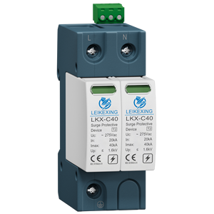 Leikexing 275V/255V AC 20ka/40kA SPD T2 1P + NPE 2P tăng sét thiết bị bảo vệ thiết bị điện - Product Image 1