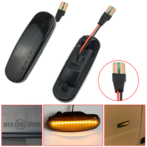 Luci Laterali LED Dinamiche e Indicatori di Direzione per Fiat Abarth Punto Grande Panda 199 Doblo Fiorino 3 e per Peugeot Citroen <span class=keywords><strong>Nemo</strong></span> - Product Image 2