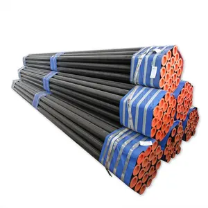 Seamless welded steel pipe API 5L Grade B AMSE B 36.10 M black coating Pipe Iron Black Tube Carbon Steel Pipe