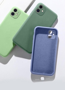 para <span class=keywords><strong>iPhone</strong></span> 6 <span class=keywords><strong>Plus</strong></span> líquido cubierta de silicona Color caramelo Coque Capa para <span class=keywords><strong>iPhone</strong></span> X del caso del teléfono celular - Product Image 2