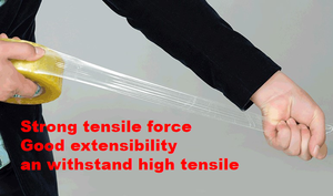 Transparentes <span class=keywords><strong>OPP</strong></span>-Express-Verpackungsband mit individuellem Warnaufdruck Großhandel Vollkarton Logistik-Versiegelung - Product Image 4