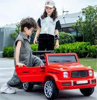 Nouveau 12V Batterie LED Lumières Unisexe Enfants Télécommande Voiture Électrique Jouet En Plastique Modèle Ride-On Jouet pour Garçons Filles et Bébés