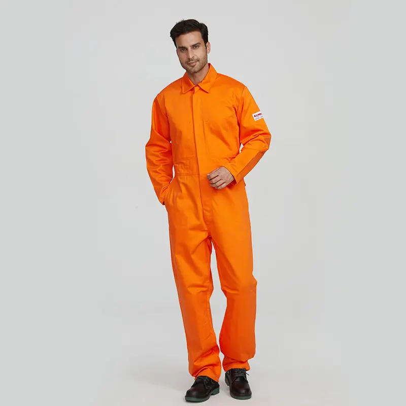 Wholesale high visibility uniform mining FR waterproof safety coverall workwear for oil and gas work winter coveralls for men