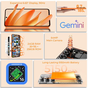 Smartphone OUKITEL C26 6,63 pouces HD 6+256 Go, appareil photo principal 64 MP, 576*1280 90 Hz, Unisoc T615, 5150 mAh, 10 W, Android 16 - Product Image 5