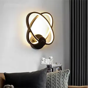 Lámpara de pared LED sencilla y moderna para decoración del hogar, accesorio de iluminación para pasillo, sala de estar, dormitorio, mesita de noche, AC90V-260V