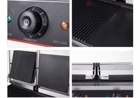 Grill Panini Professionnel Double Face à Induction de Haute Qualité pour la Vente en Usine – Presse à Sandwich et Plaque de Cuisson Intégrée