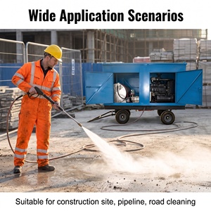 Nettoyeur haute pression <span class=keywords><strong>diesel</strong></span> industriel 240 bars 170 L/min 145 kW pour le détartrage des conduites de centrales chimiques - Product Image 3