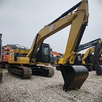 Excavatrice sur chenilles Cat d'occasion, comme neuve, 20,5 tonnes, modèle 2022, avec moteur en excellent état de marche, godet de 1,0 m³, bon état, divers modèles disponibles