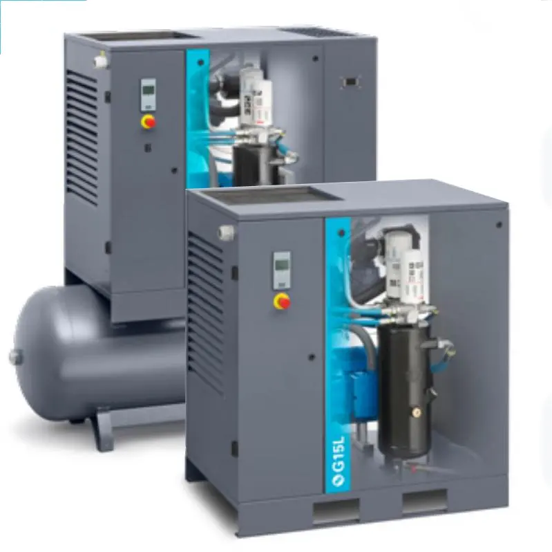 Kompresor Udara Sekrup G15FF, Kompresor Udara Atlas Copco G15 FF GA15 GA15VSD GA15FF 15KW