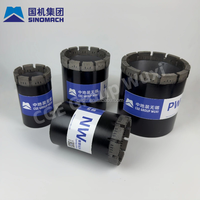 Mata Bor Berlian CGE WUXI dengan Casing Baja Karbon untuk Eksplorasi Mineral, Perlindungan Lubang Pengeboran Inti, Alat Pengeboran