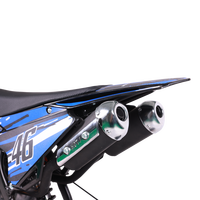 Mini moto de poche 60CC 4 temps, refroidie par air, à essence, avec système de démarrage manuel, type Pit Bike