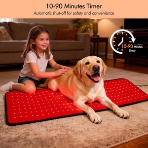 Tapis de thérapie par lumière rouge pour animaux de compagnie, coussin chauffant pour chiens et chats, pour soulager les douleurs articulaires, la relaxation et la récupération, taille 86*30CM - Product Image 2